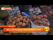 Trujillo: ciudadanos preocupados por alza del precio de la papa
