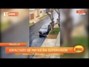 Trujillo: asfaltado de pistas sin supervisión