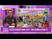 Trujillo: policía organiza primer corso comunitario