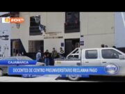 Cajamarca: docentes de centro preuniversitario reclaman pago