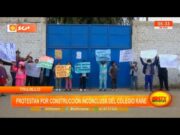 Trujillo: protestan por construcción inconclusa del colegio Rañe