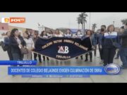 Trujillo: docentes de colegio Belaúnde exigen culminación de obra