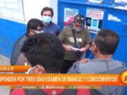Trujillo: suspenden por tres días examen de manejo y conocimientos
