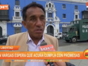 La Libertad: John Vargas espera que Acuña cumpla con promesas