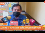 Chiclayo: no se reportaron daños tras sismo de 6.1 en Piura
