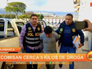 Cajamarca: decomisan cerca de cinco kilos de droga