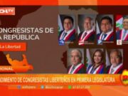 Rendimiento de congresistas liberteños en primera legislatura