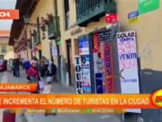 Cajamarca: se incrementa el número de turistas en la ciudad