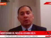 José Naupari: «Nueve regiones del país se irán a segunda vuelta»