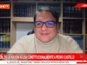 Roberto Cabrera: Fiscal de la nación acusa constitucionalmente a Pedro Castillo