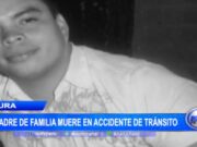 Padre de familia muere en accidente de tránsito