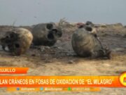 Trujillo: hallan cráneos en fosas de oxidación de “El Milagro”