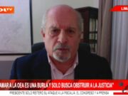 Pedro Cateriano: «Presidente recurre a la OEA para dilatar las investigaciones»