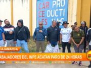 Cajamarca: trabajadores del INPE acatan paro de 24 horas