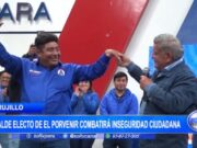 Trujillo: alcalde electo de El Porvenir combatirá inseguridad ciudadana
