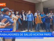 Lambayeque: trabajadores de salud acatan paro