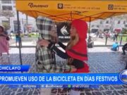 Chiclayo: promueven uso de la bicicleta en días festivos
