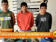 La Libertad: “Los gárgolas de Ciudad de Dios” caen con arma tras asalto