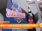 Trujillo: alumna de I.E. María Negrón gana concurso de robótica