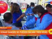 Trujillo: al donar sangre se pueden salvar tres vidas