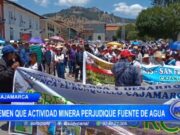 Cajamarca: temen que actividad minera perjudique fuente de agua
