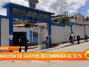 Huaraz: rendición de gastos de campaña al 33%