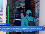 Lambayeque: realizan operativos por Halloween y la Canción Criolla