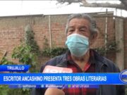 Trujillo: escritor ancashino presenta tres obras literarias