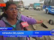 Trujillo: vecinos piden solución para aberturas en transitada vía