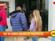 Hoy no habrá emisión de pasaportes