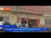 Piura: Detienen a tres hombres con 1900 ketes de PBC