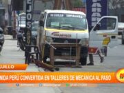 Trujillo: avenida Perú convertida en talleres de mecánica al paso