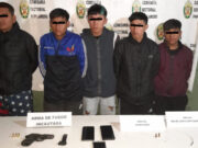 Detienen a cinco sujetos, entre ellos un menor de edad, por tenencia ilegal de armas en Laredo