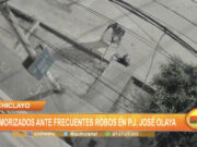 Chiclayo: atemorizados ante frecuentes robos en p.j. José Olaya