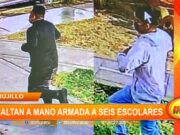 Trujillo: asaltan a mano armada a seis escolares