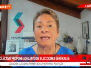 Colectivo propone adelanto de elecciones generales