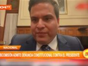 Subcomisión admite denuncia constitucional contra el presidente