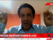 Repercusión tras reunión con misión de la OEA