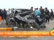 Trujillo: taxista y estibador pierden la vida en accidente de tránsito