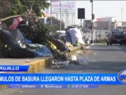 Trujillo: cúmulos de basura llegaron hasta la plaza de armas