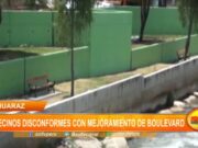 Huaraz: vecinos disconformes con mejoramiento de boulevard