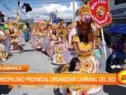 Cajamarca: municipalidad provincial organizará carnaval del 2023