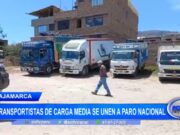 Cajamarca: transportistas de carga media se unen a paro nacional