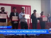 Chiclayo: entregan credenciales a las próximas autoridades ediles
