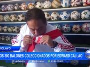 Chiclayo: los 300 balones coleccionados por Edward Callao