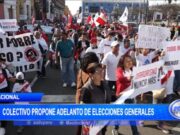 Colectivo propone adelanto de elecciones generales