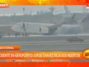 Accidente en aeropuerto Jorge Chávez deja dos muertos