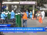 Evalúan uso obligatorio de mascarillas en espacios aglomerados