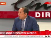 Víctor Coronel: «Crímenes imparables y cada vez son más crueles»