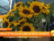 Trujillo: variedad de precios de flores en Día de los Santos